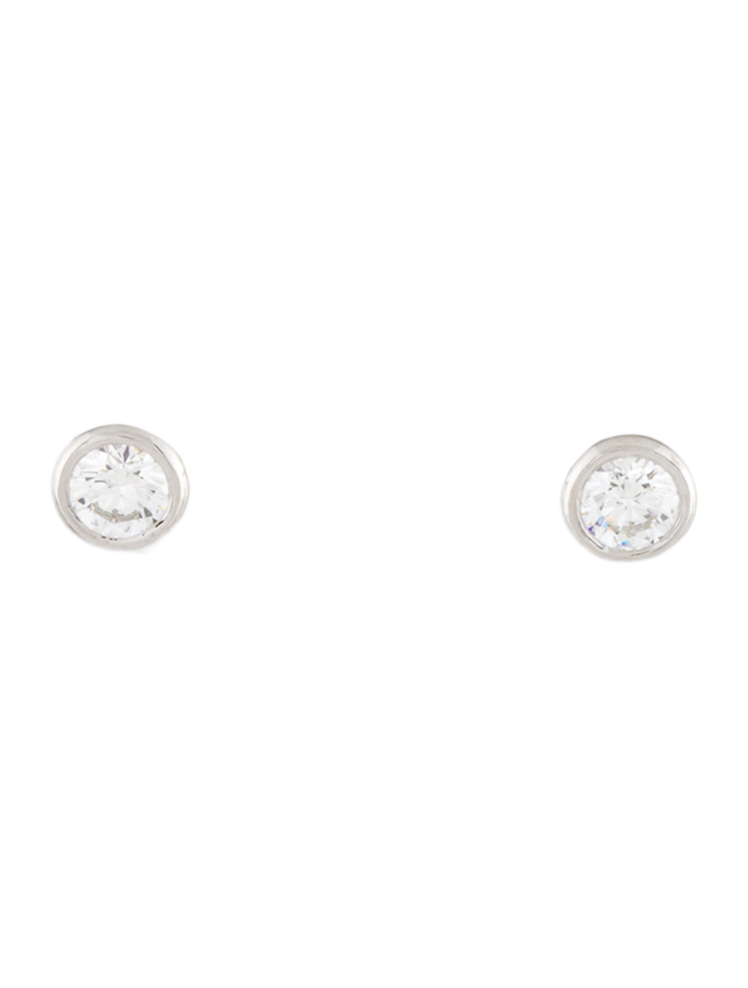 Tiffany & Co. Platinum Diamonds by the Yard Stud Earrings