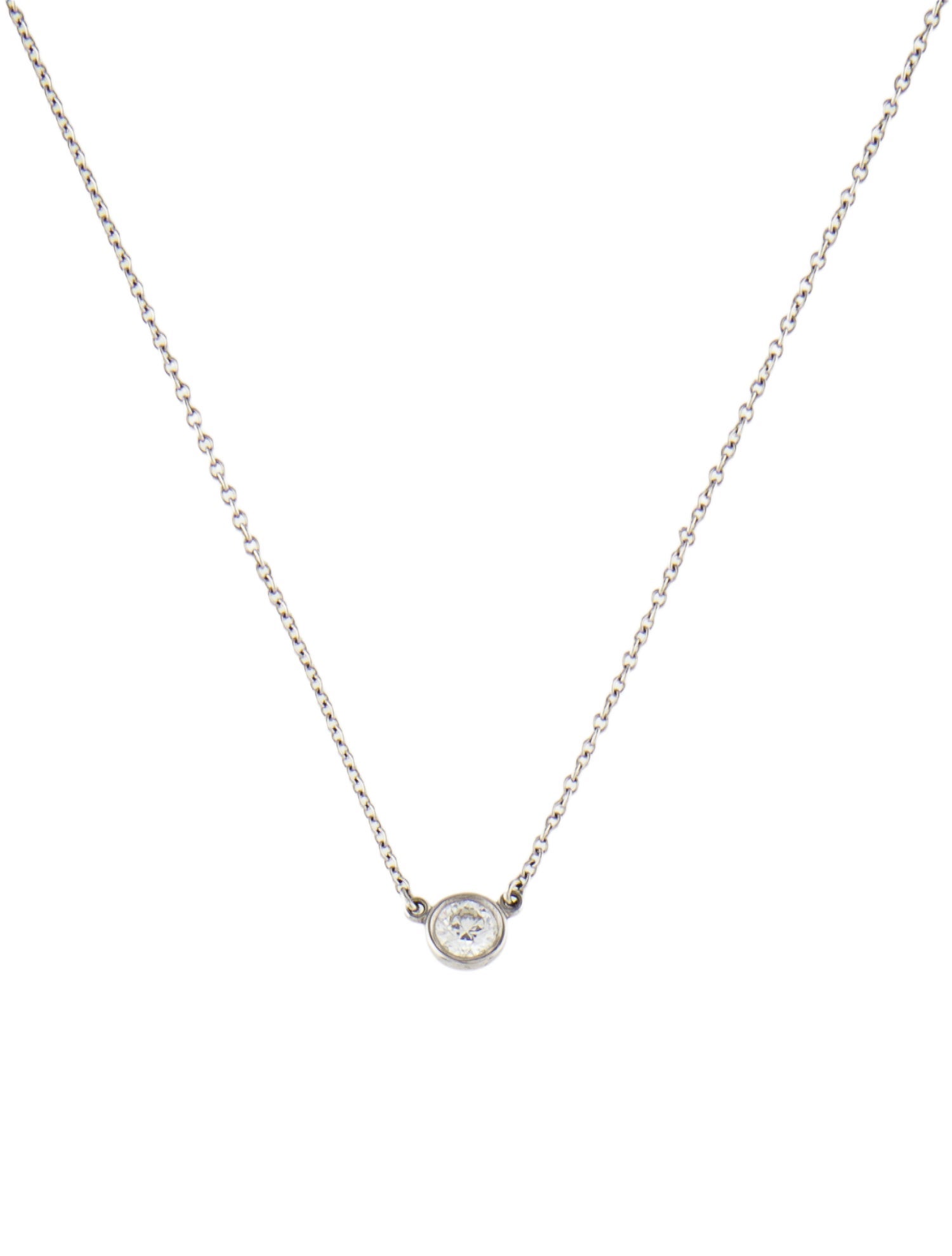 Tiffany & Co. Diamonds By The Yard Pendant Necklace