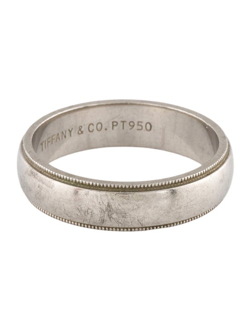 Tiffany & Co. Platinum Together Milgrain Band
