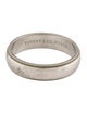 Tiffany & Co. Platinum Together Milgrain Band