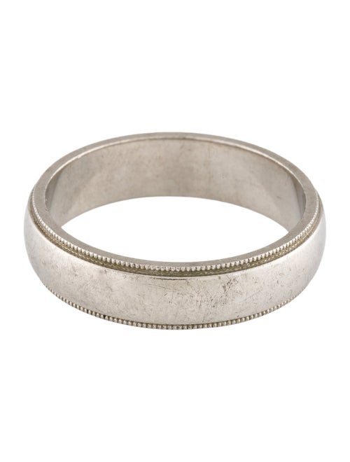 Tiffany & Co. Platinum Together Milgrain Band