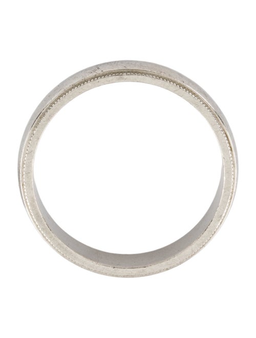 Tiffany & Co. Platinum Together Milgrain Band