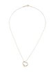 Tiffany & Co. Open Heart Pendant Necklace