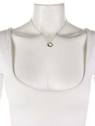 Tiffany & Co. Open Heart Pendant Necklace