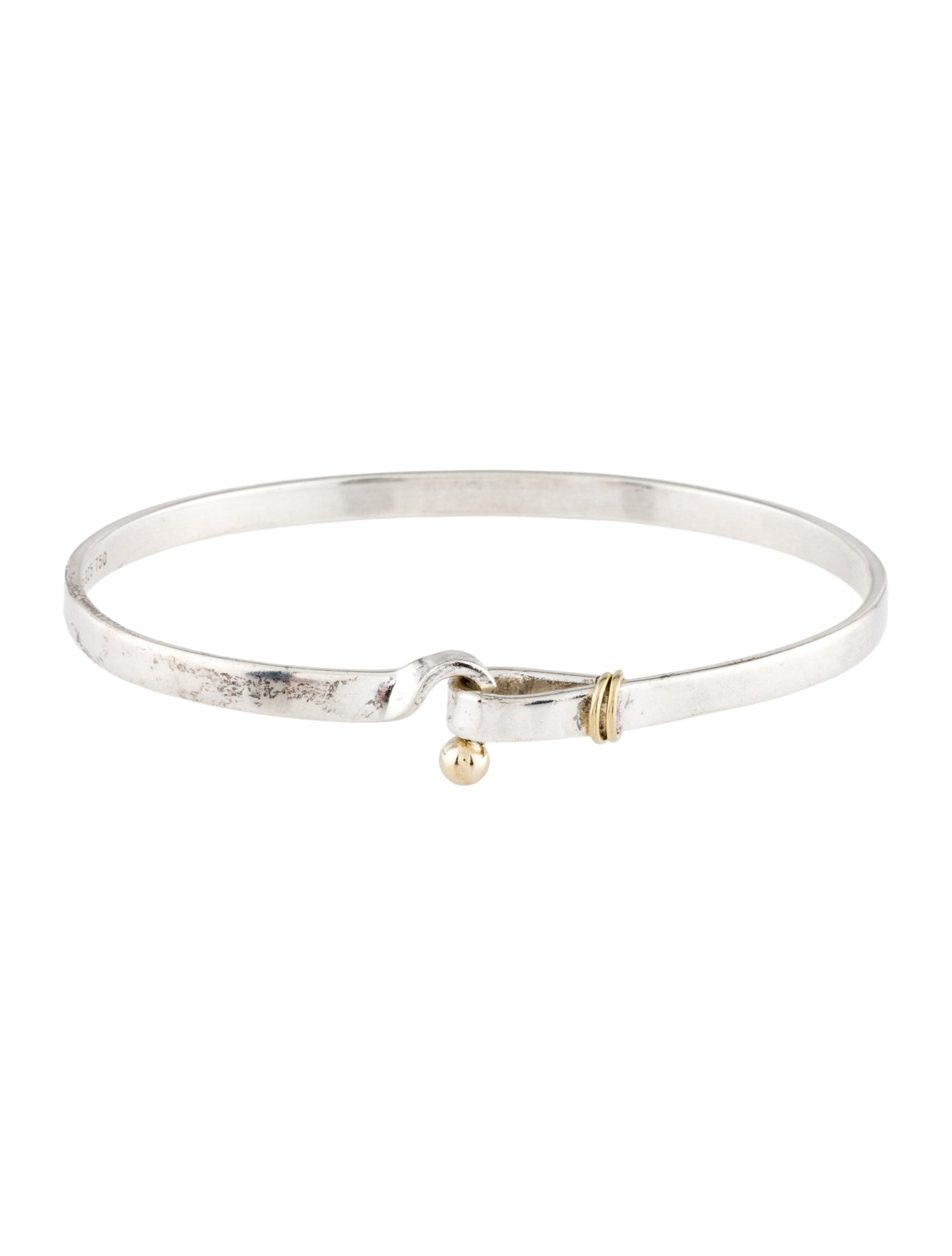 Tiffany & Co. Vintage Two-Tone Hook & Eye Bracelet
