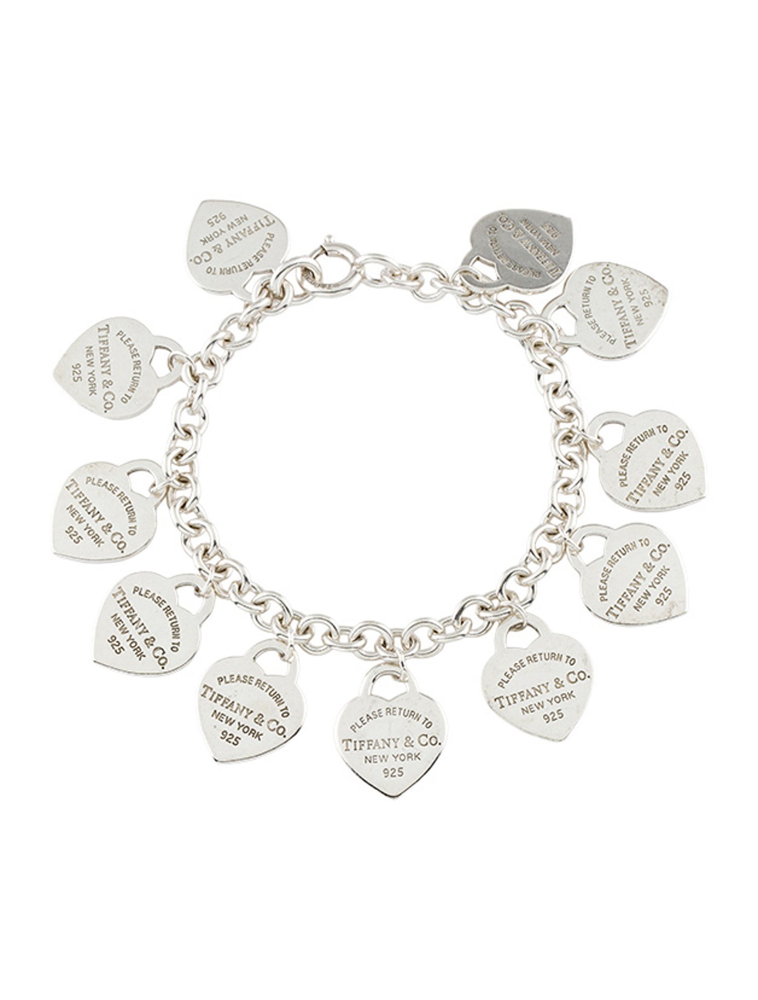 Tiffany & Co. Multi Heart Tag Bracelet