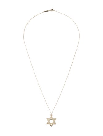 Tiffany & Co. Star of David Pendant Necklace