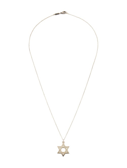 Tiffany & Co. Star of David Pendant Necklace