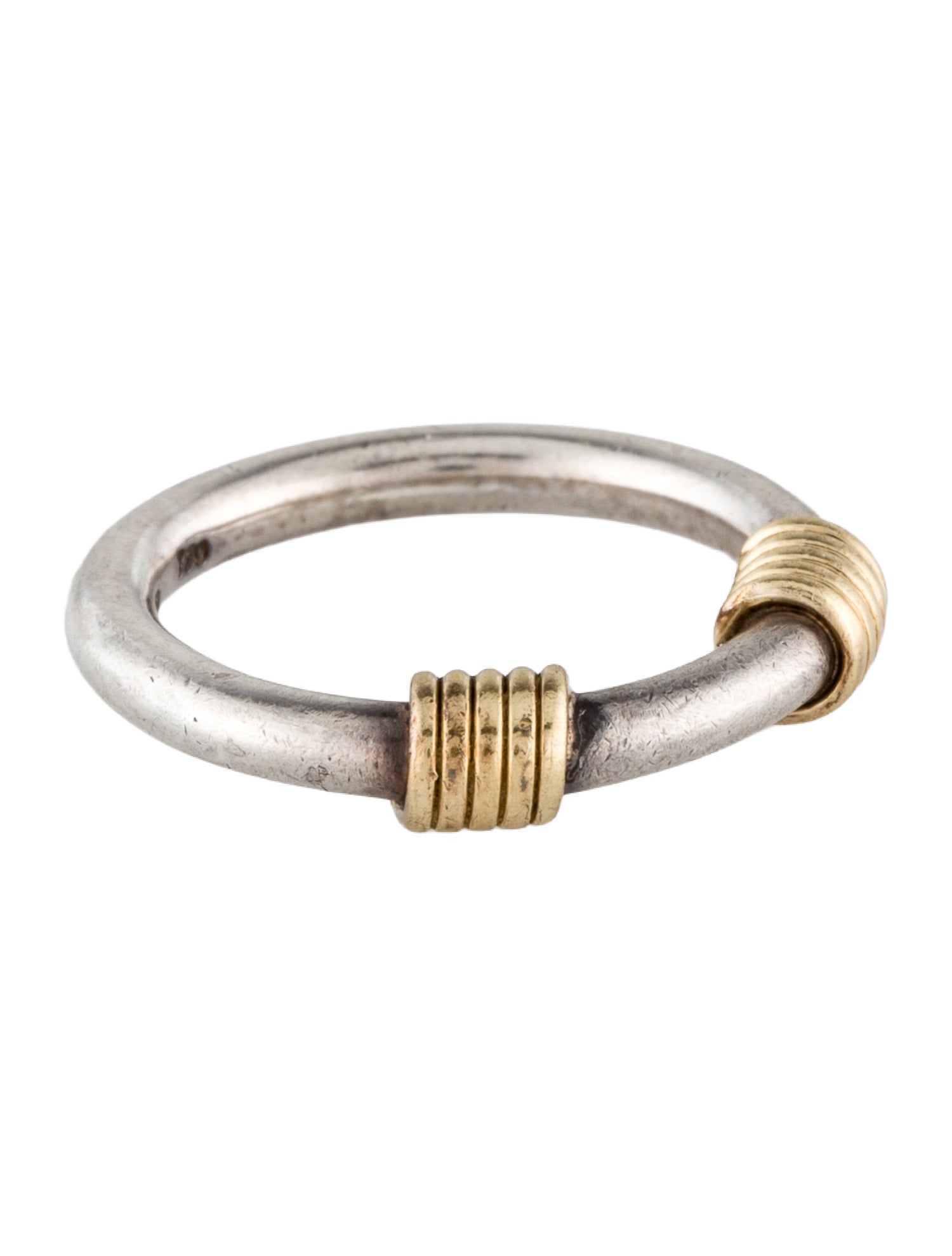 Tiffany & Co. Vintage Two-Tone Coil Band