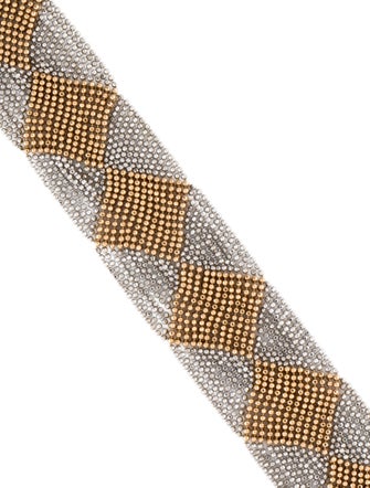 Tiffany & Co. 18K Two-Tone Beaded Link Bracelet