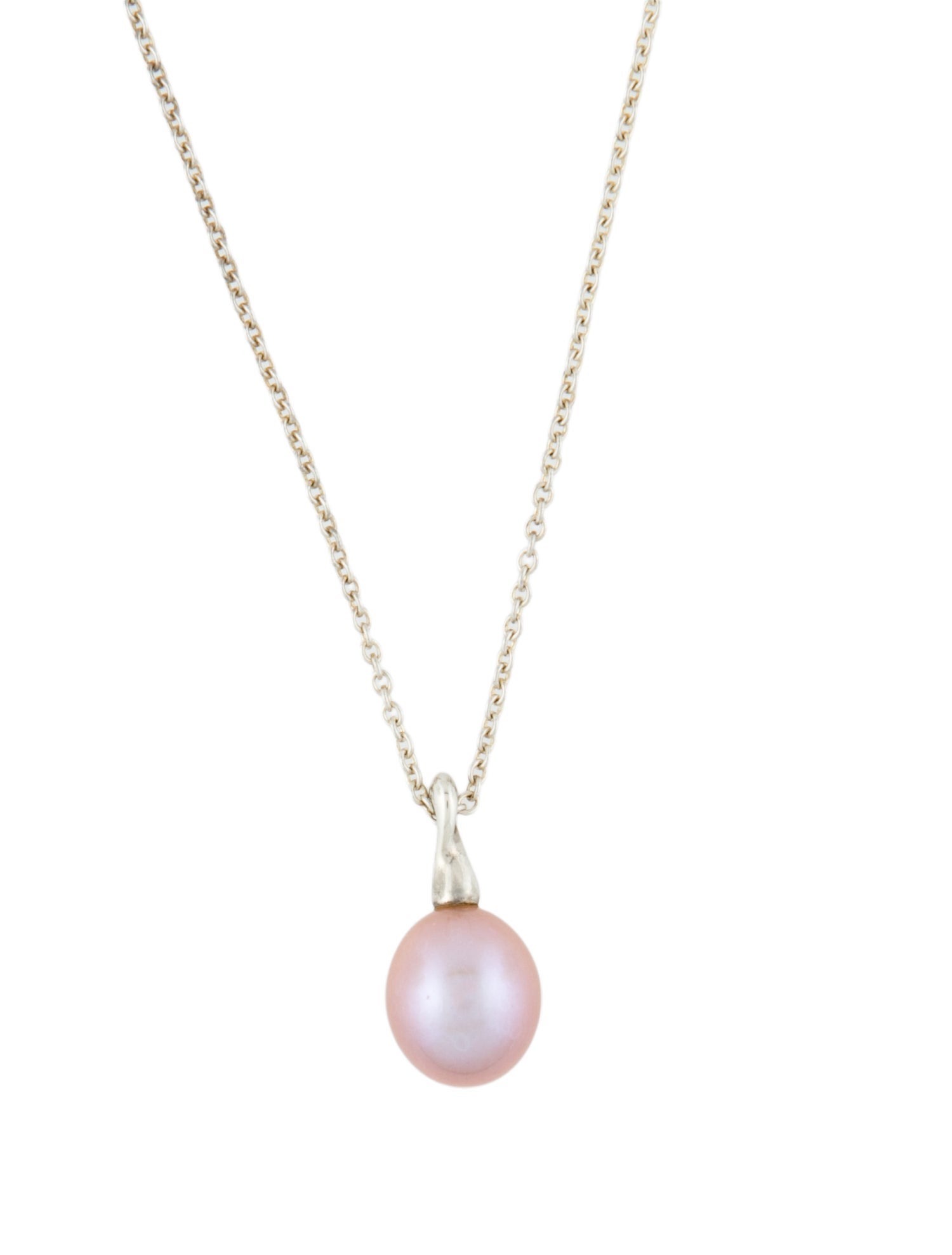 Tiffany & Co. Pearl Cat Island Pendant Necklace
