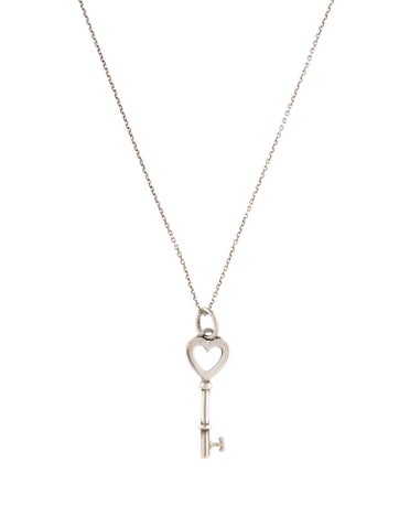 Tiffany & Co. Pendant Necklace Mini Heart Key