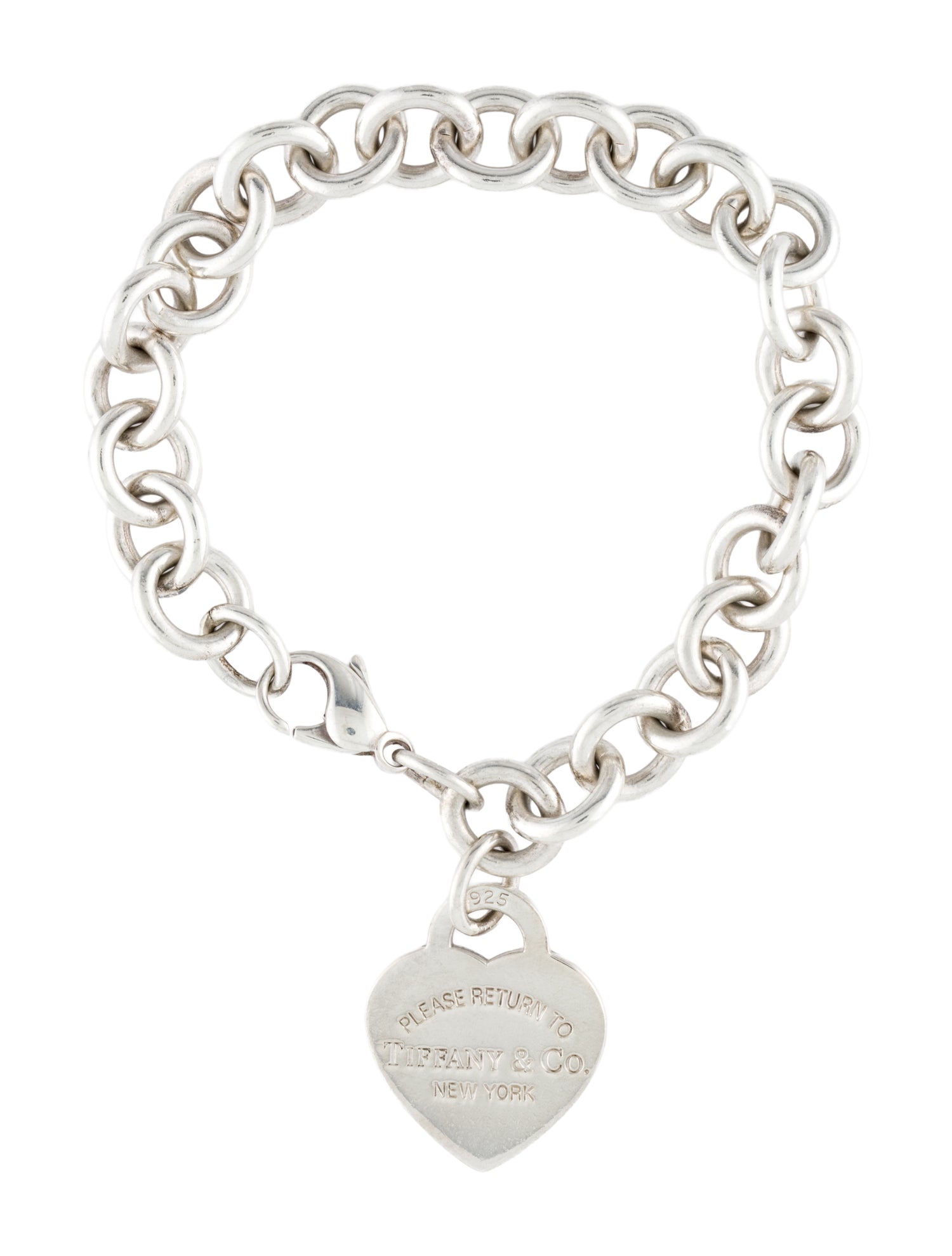 Tiffany & Co. Heart Tag Charm Bracelet