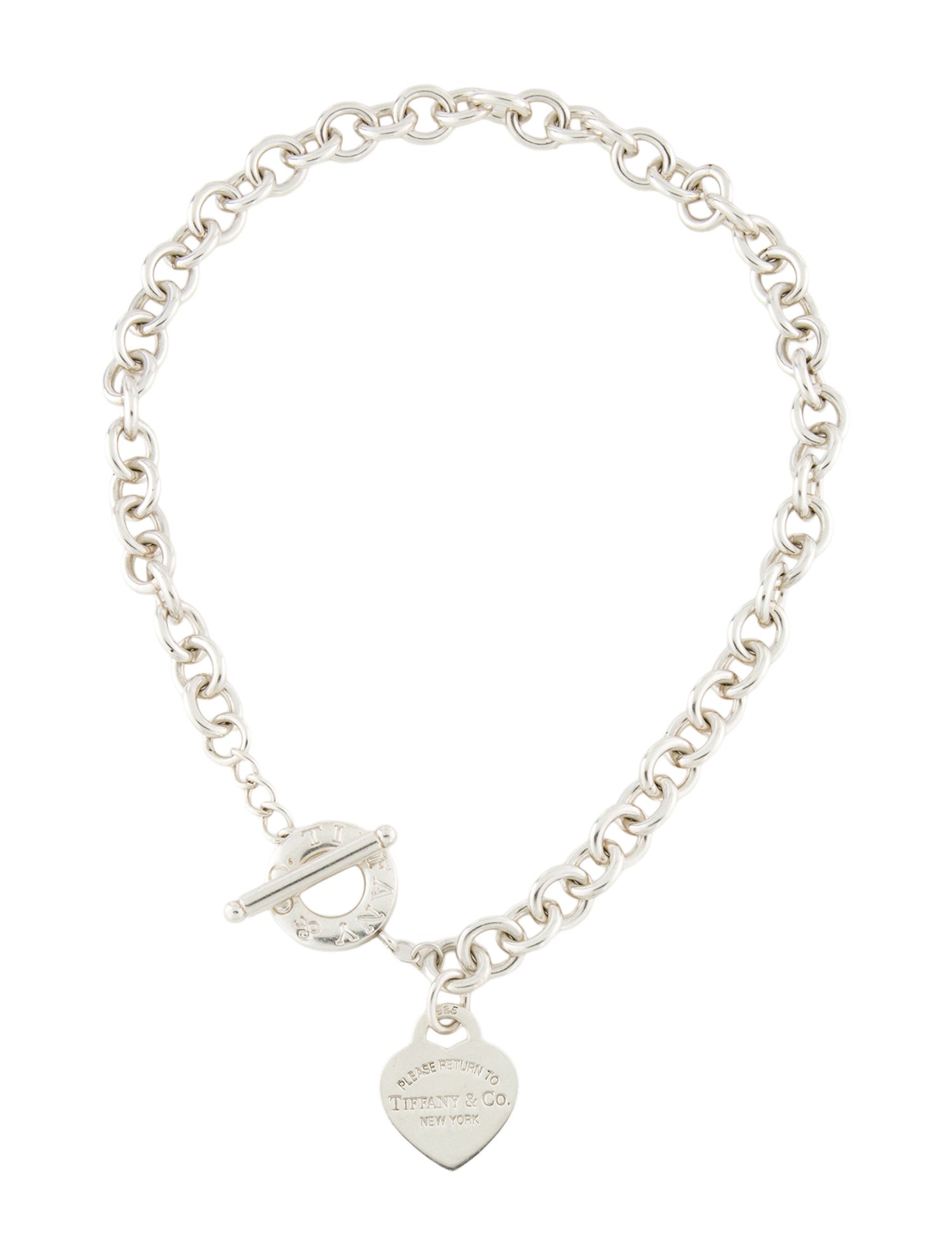 Tiffany & Co. Heart Tag Toggle Necklace