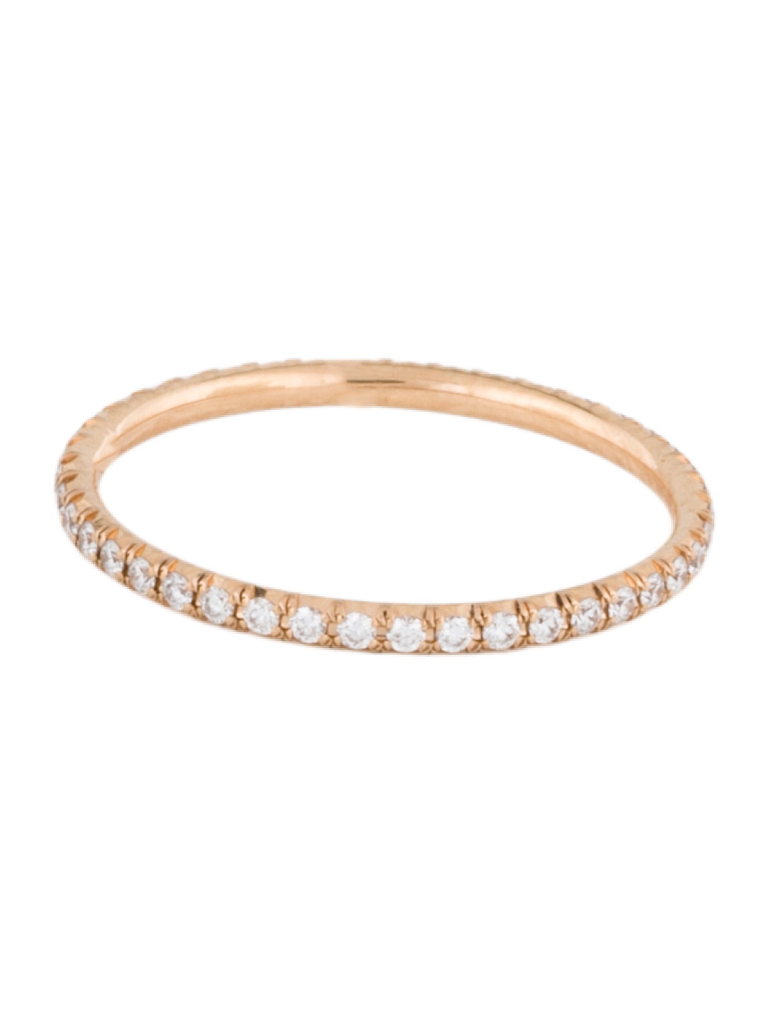 Tiffany & Co. 18K Diamond Metro Eternity Band Ring