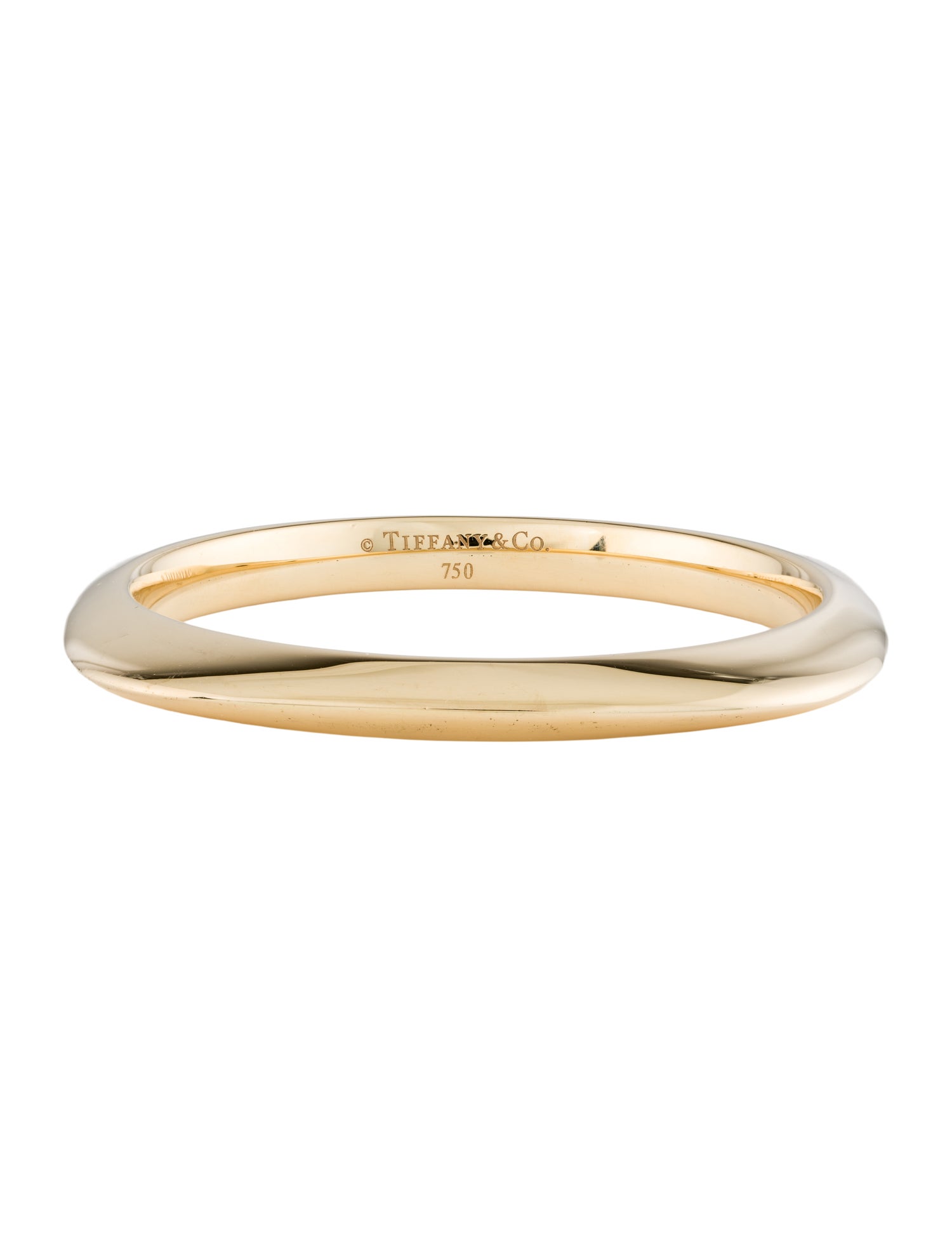 Tiffany & Co. 18K Cushion Bangle