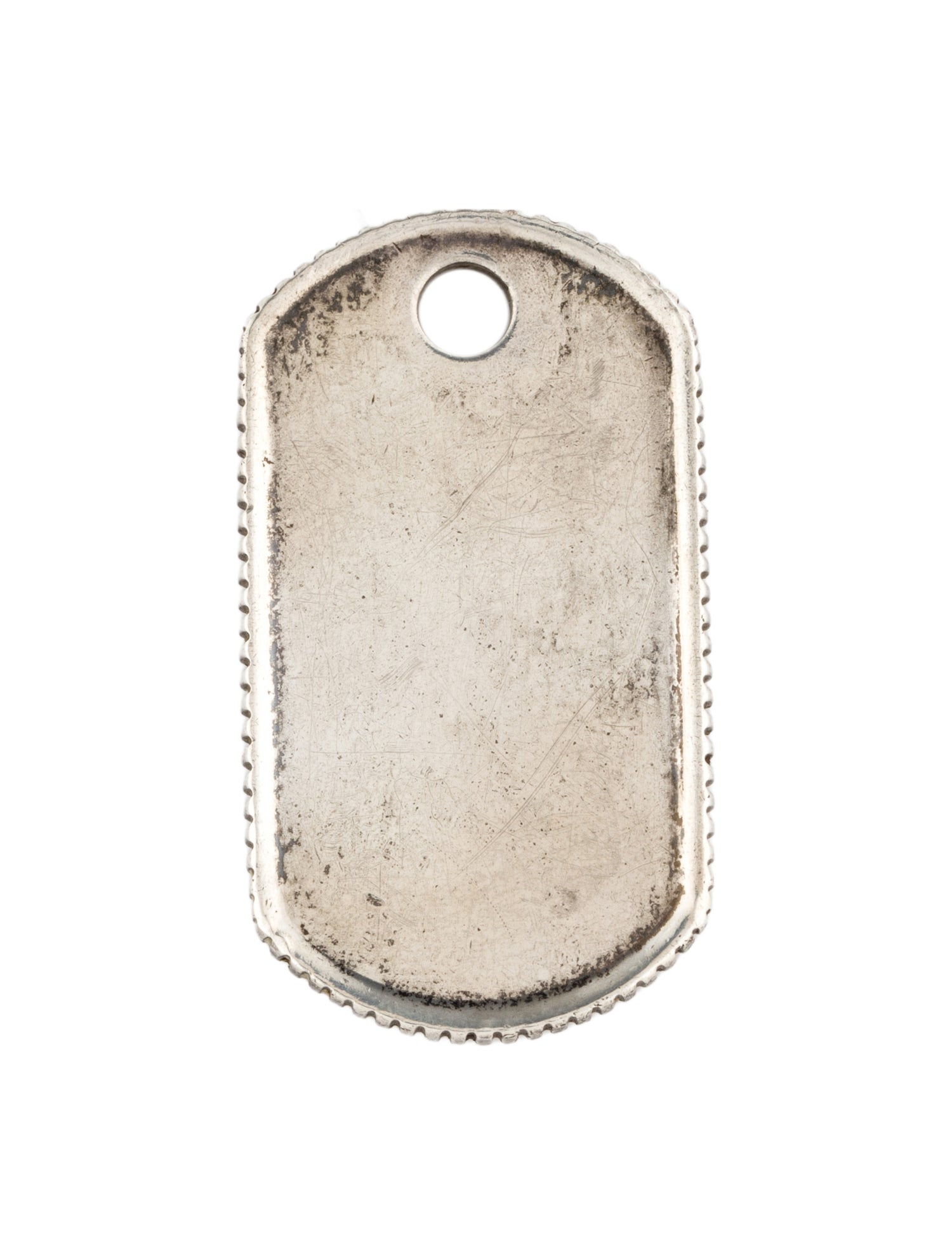 Tiffany & Co. Coin Edge Dog Tag Pendant