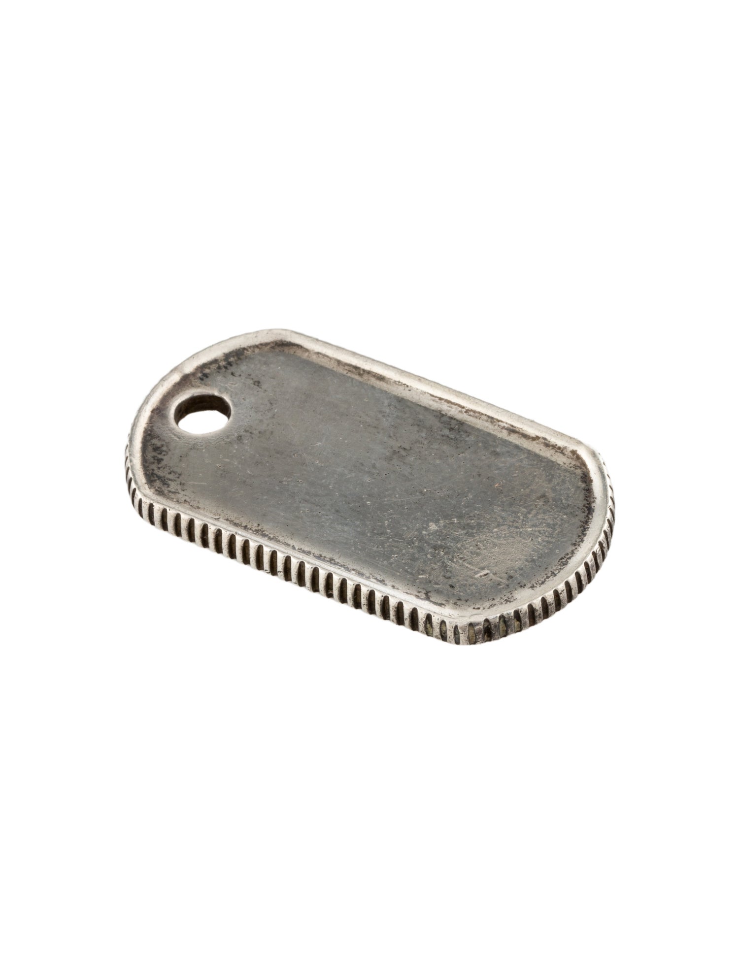 Tiffany & Co. Coin Edge Dog Tag Pendant