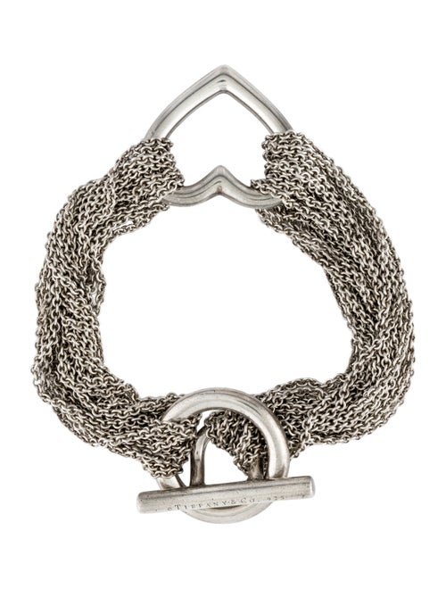 Tiffany & Co. Multistrand Heart Toggle Bracelet