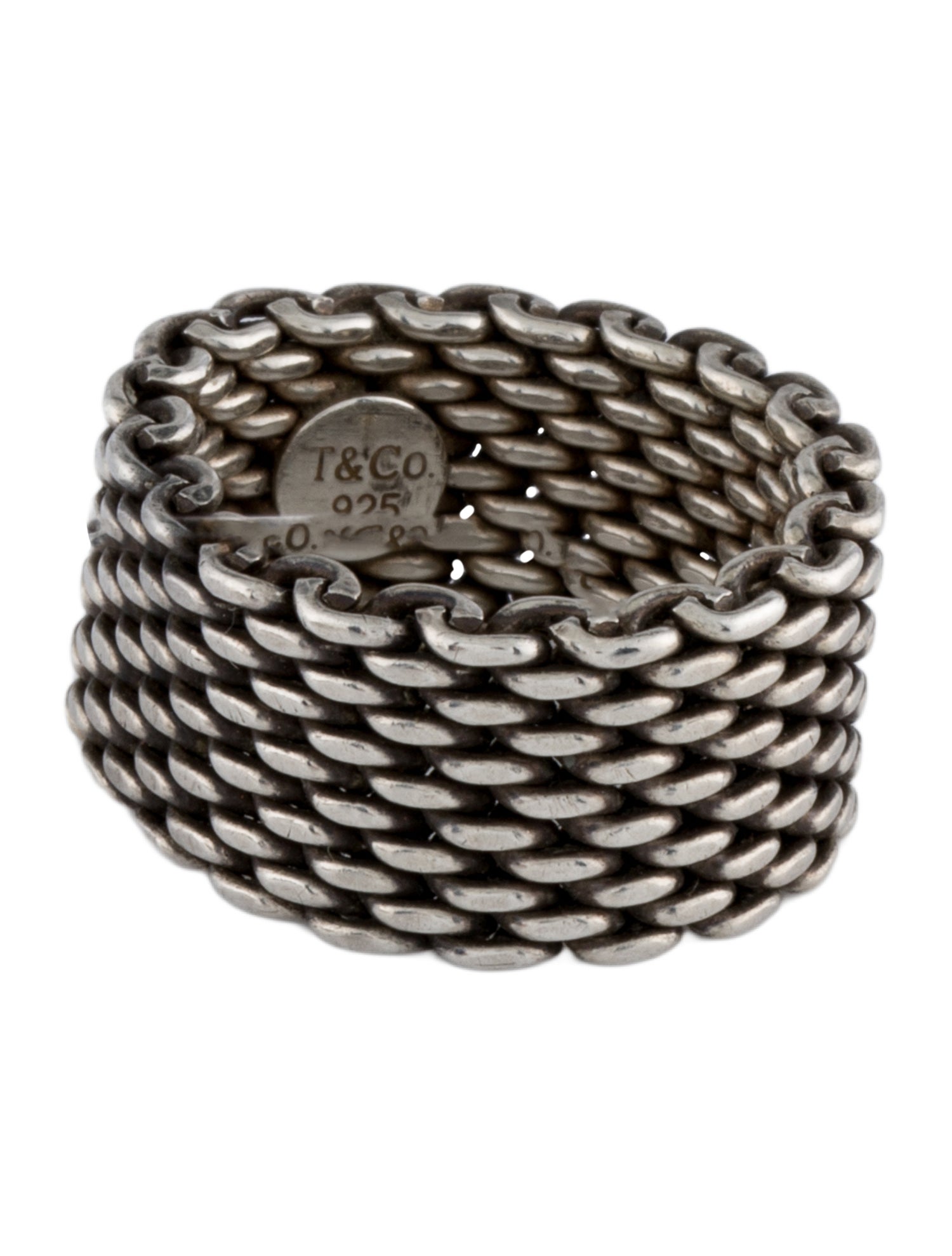 Tiffany & Co. Mesh Band Ring