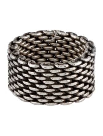 Tiffany & Co. Mesh Band Ring