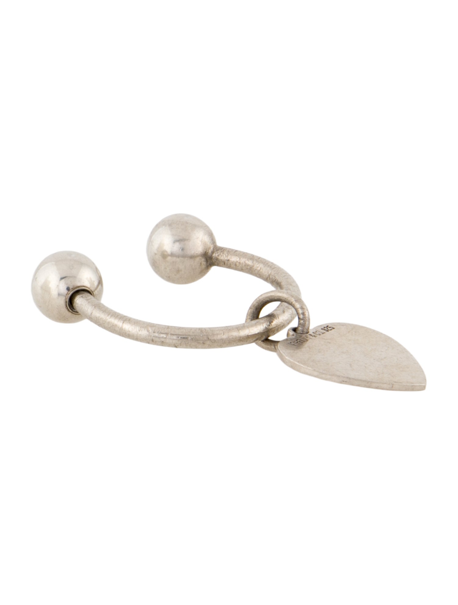 Tiffany & Co. Sterling Silver Key Riing