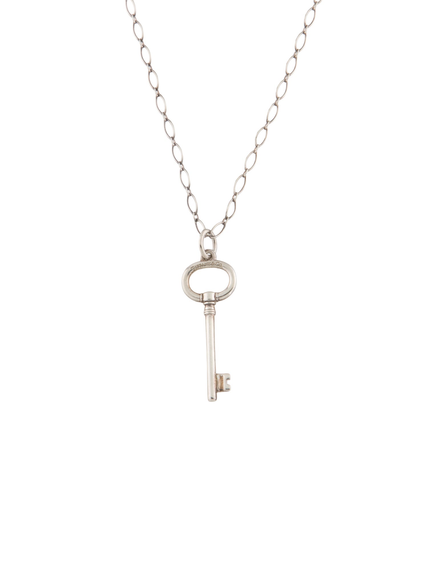 Tiffany & Co. Double Key Pendant Necklace