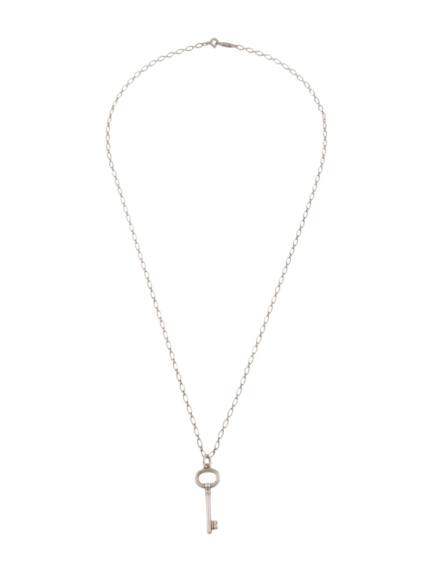 Tiffany & Co. Double Key Pendant Necklace