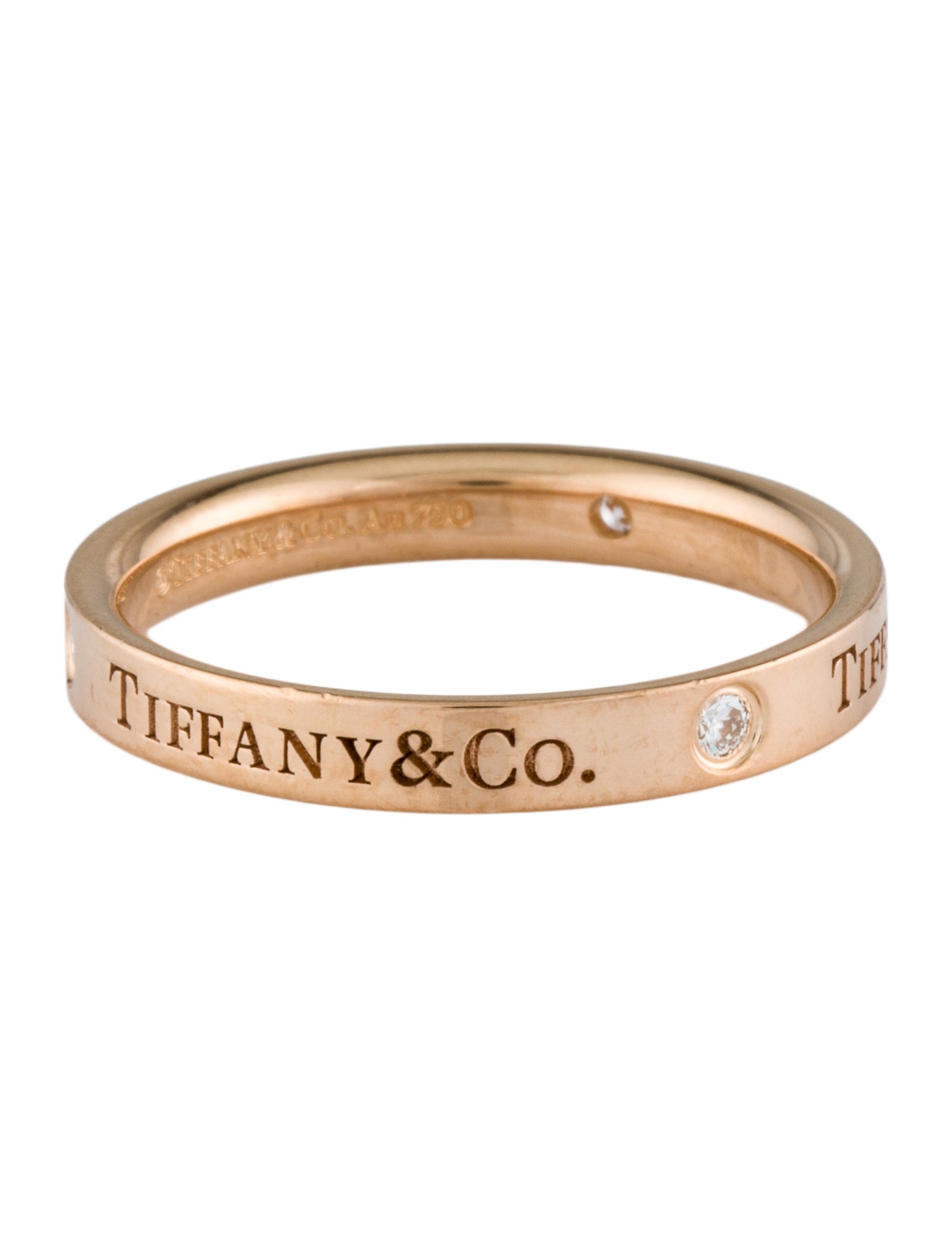 Tiffany & Co. 18K Diamond T&CO.® Band Ring