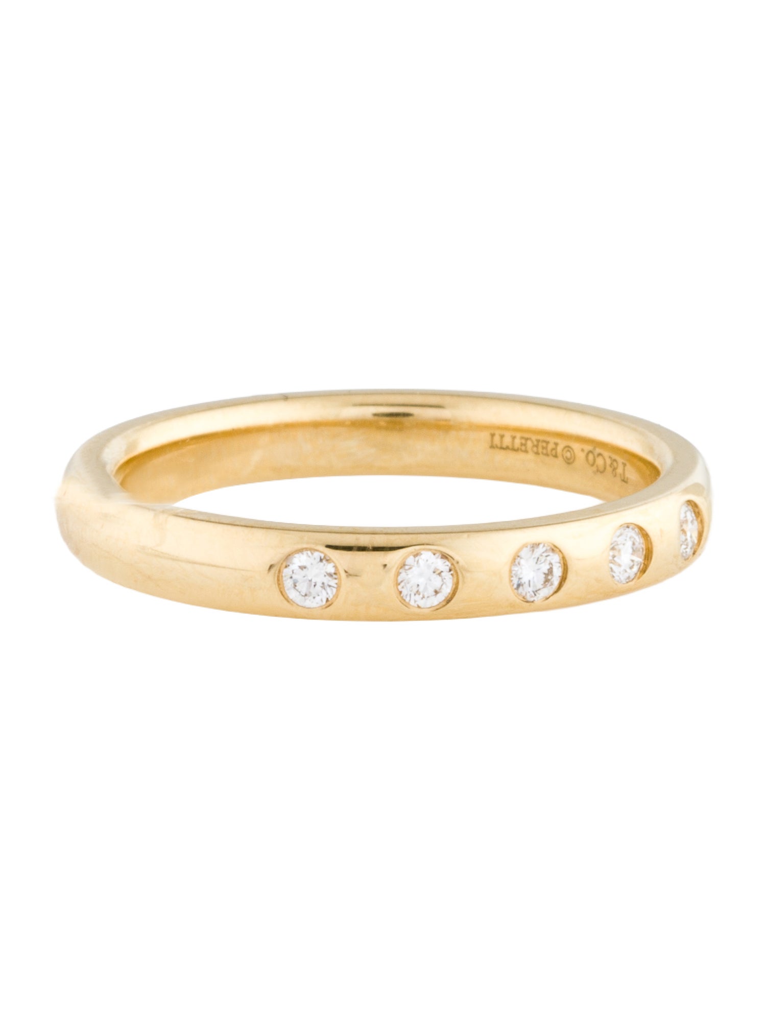 Tiffany & Co. 18K Diamond Stacking Band