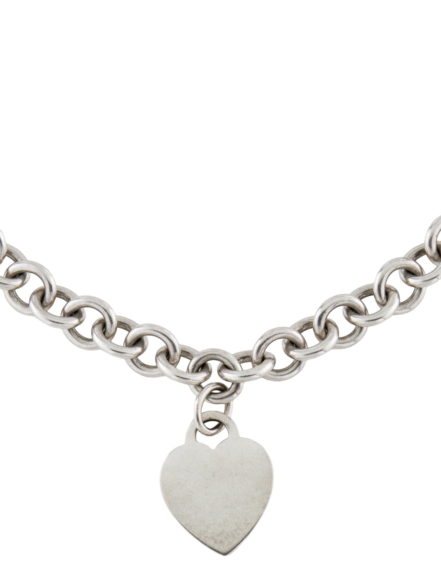 Tiffany & Co. Heart Tag Chain Link Necklace
