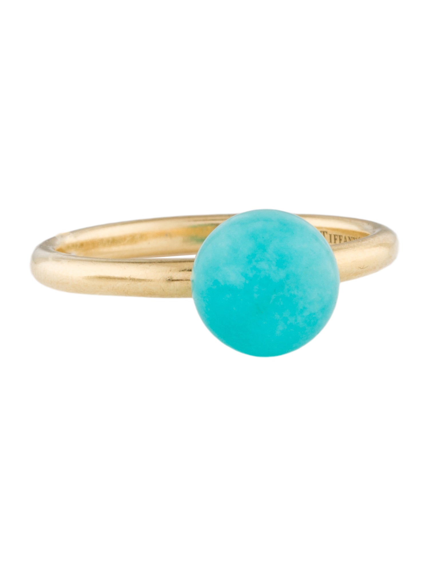 Tiffany & Co. 18K Amazonite Cocktail Ring