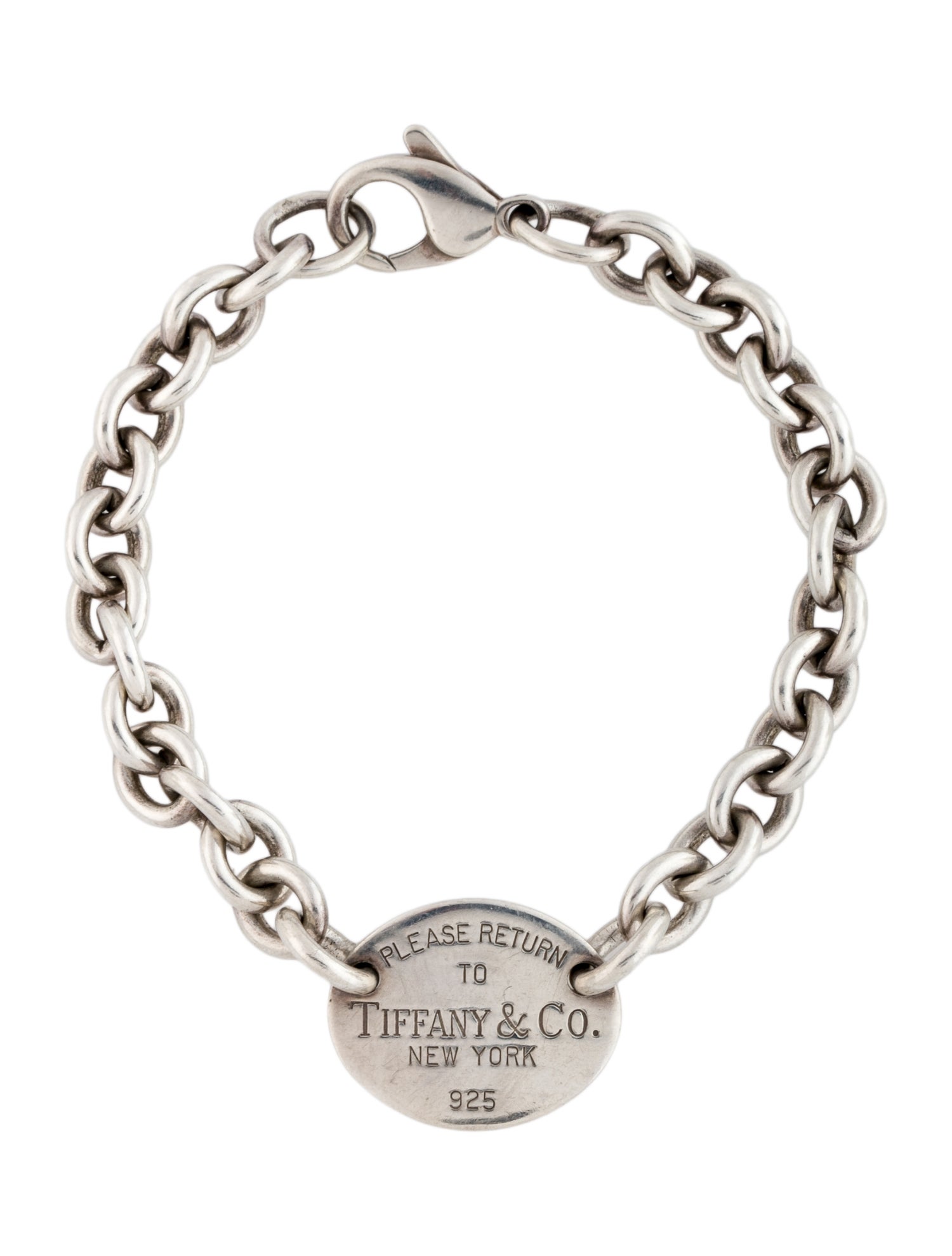 Tiffany & Co. Oval Tag Bracelet