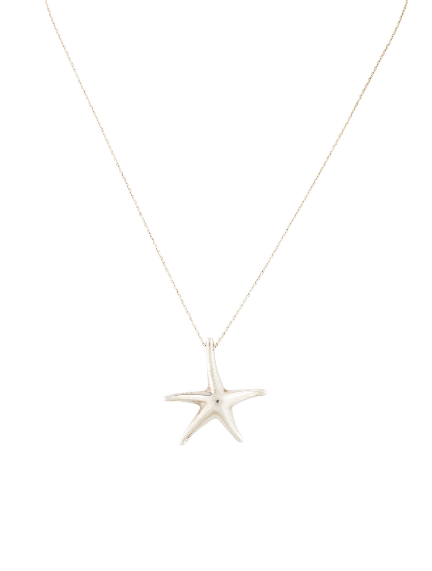 Tiffany & Co. Starfish Pendant Necklace