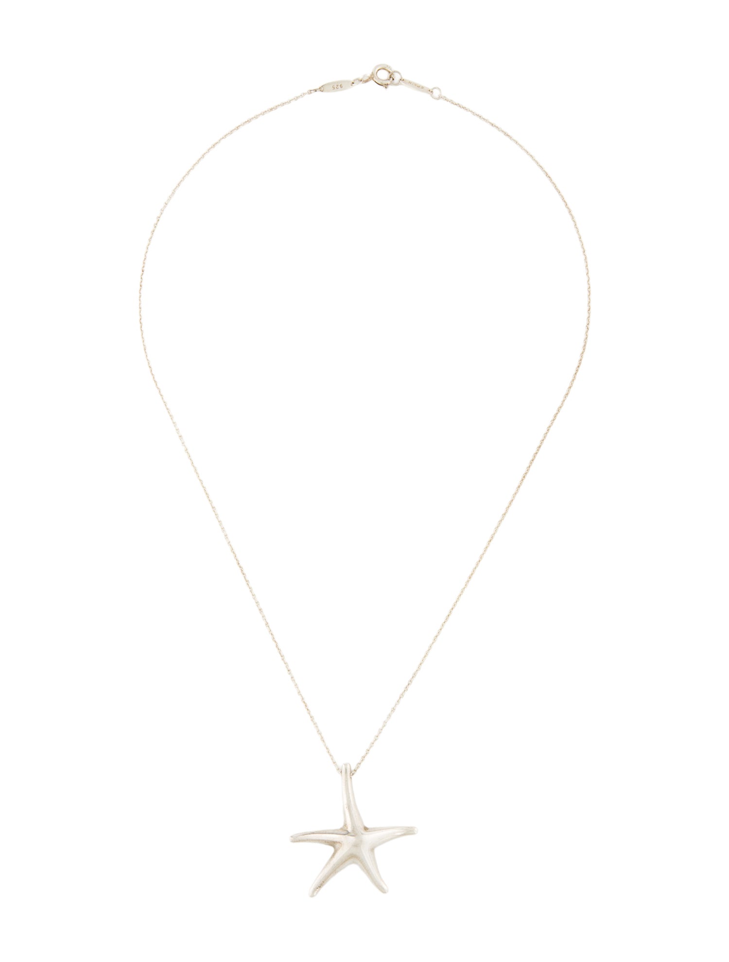 Tiffany & Co. Starfish Pendant Necklace