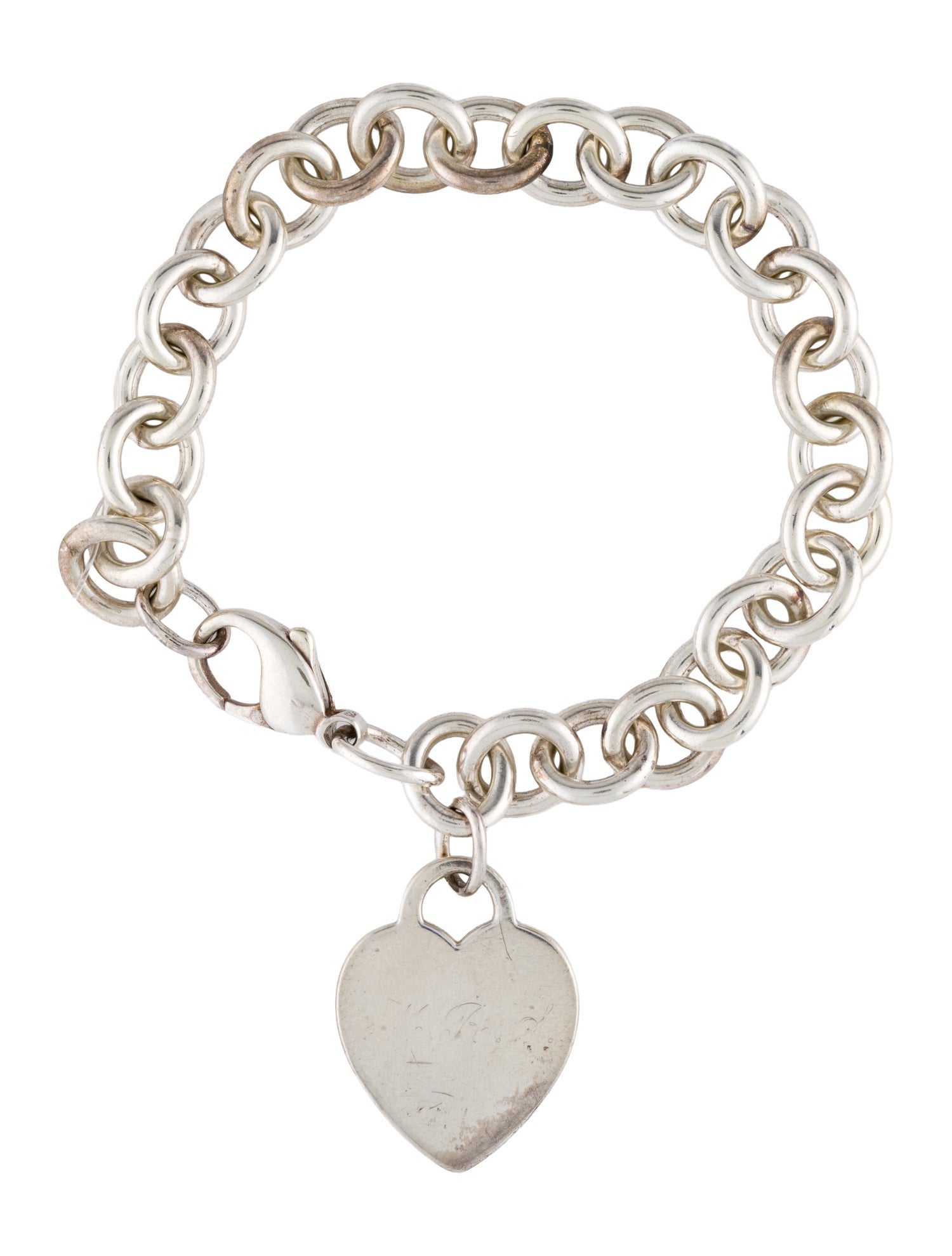 Tiffany & Co. Heart Tag Charm Bracelet