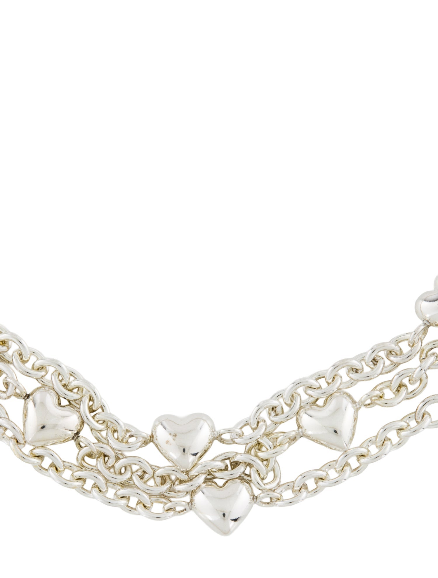 Tiffany & Co. Puffed Heart Multistrand Necklace