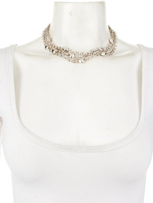 Tiffany & Co. Puffed Heart Multistrand Necklace