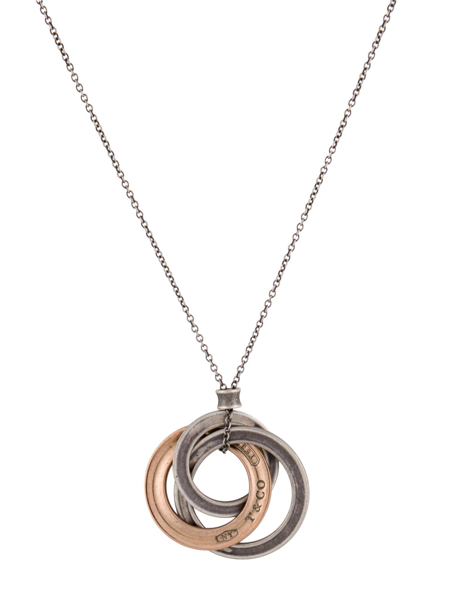 Tiffany & Co. 1837 Interlocking Circles Necklace Pendant