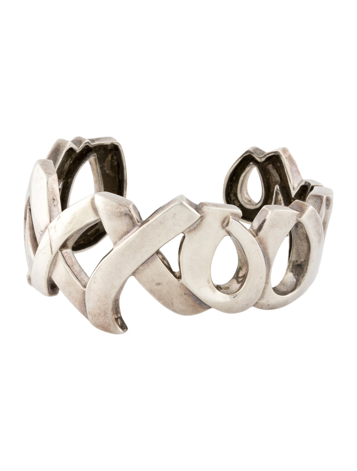 Tiffany & Co. Vintage Love & Kisses Cuff Bracelet