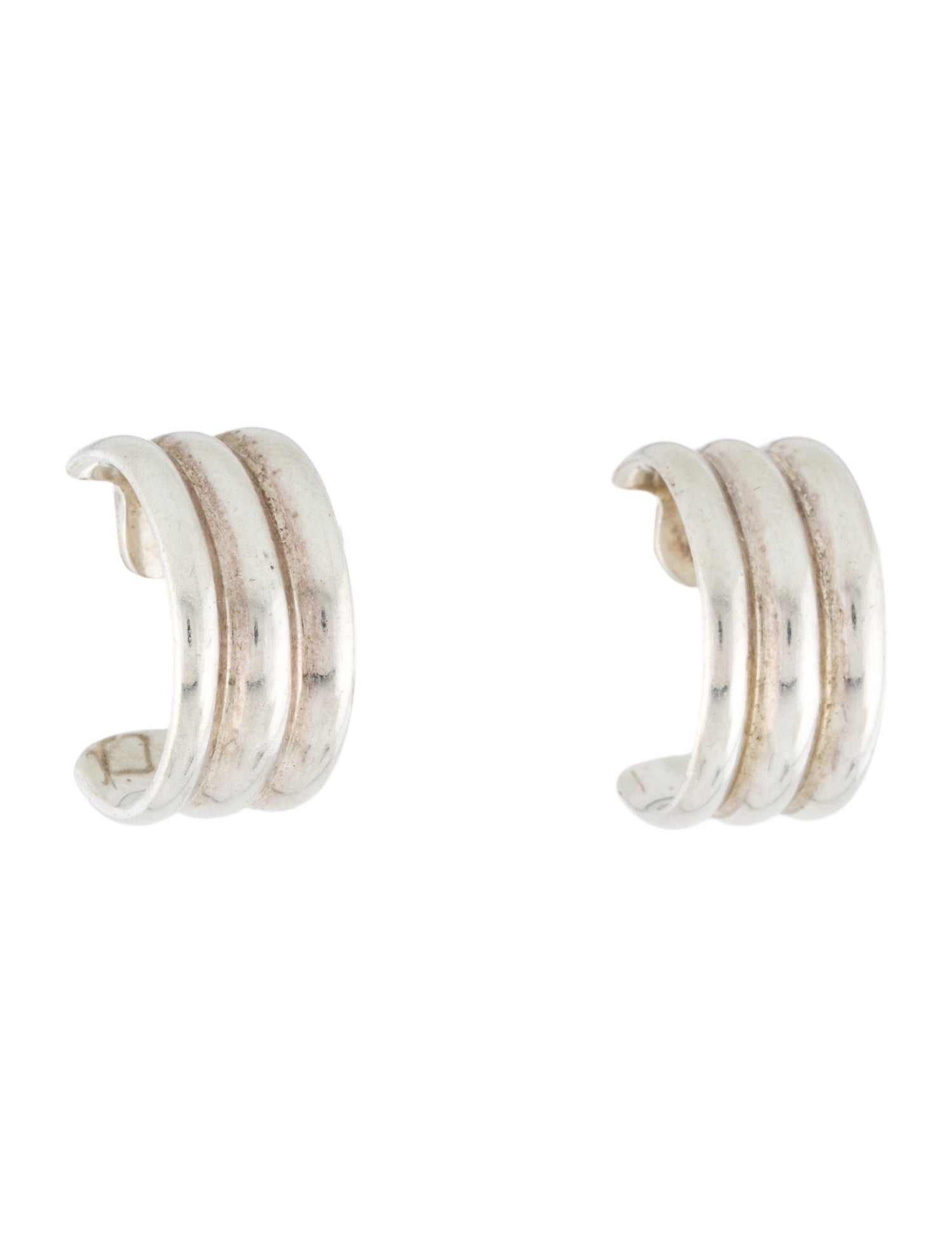 Tiffany & Co. Vintage Groove Hoop Earrings