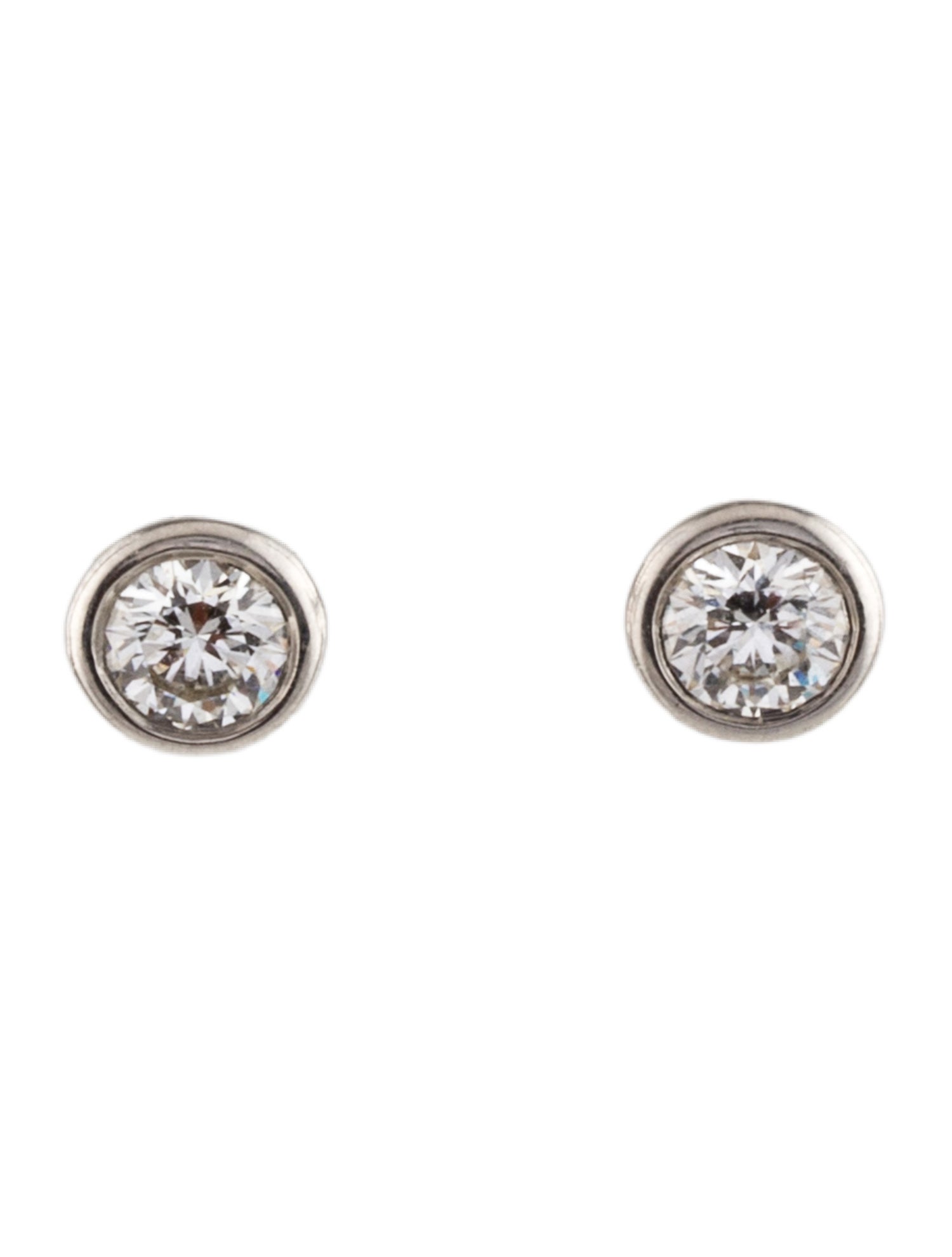 Tiffany & Co. Platinum Diamonds By the Yard Stud Earrings