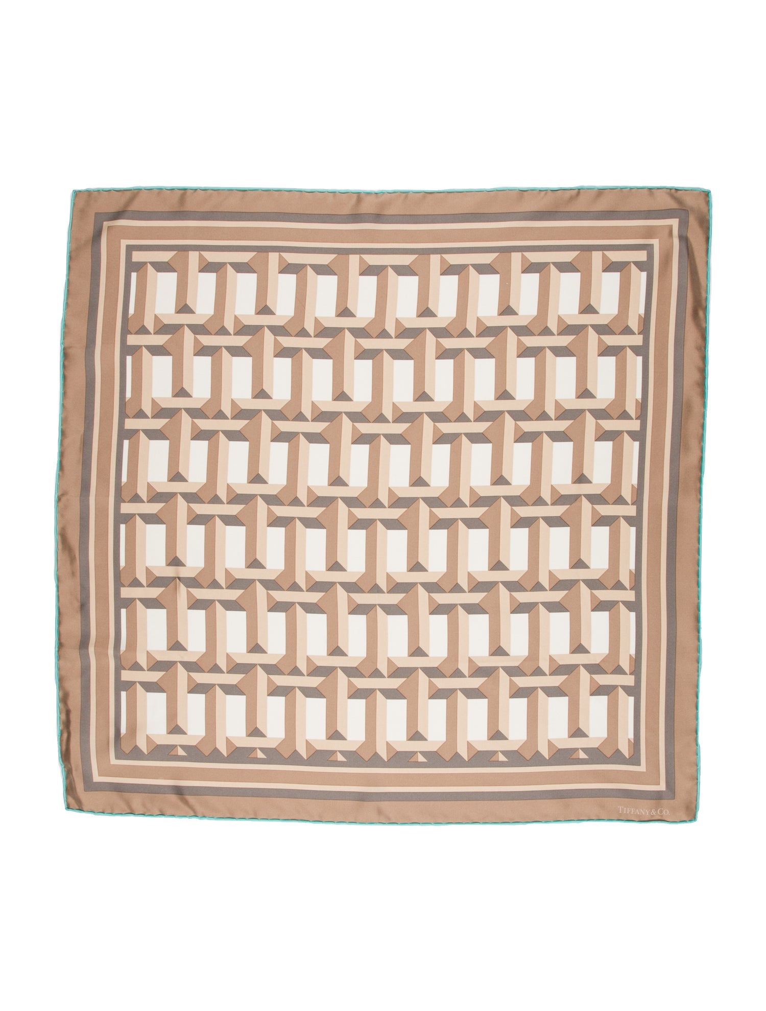 Tiffany & Co. Silk Printed Scarf