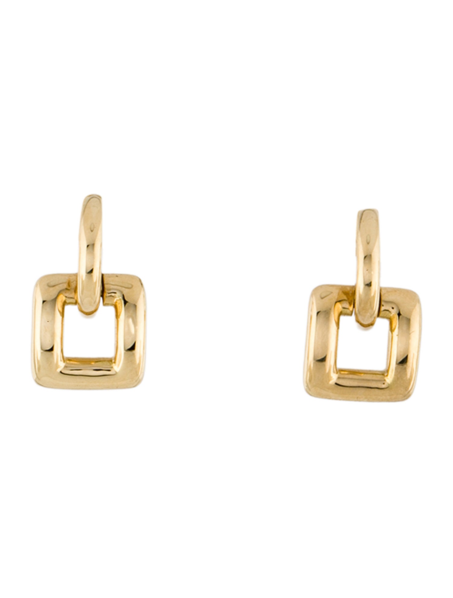 Tiffany & Co. 18K Biscayne Square Drop Earrings