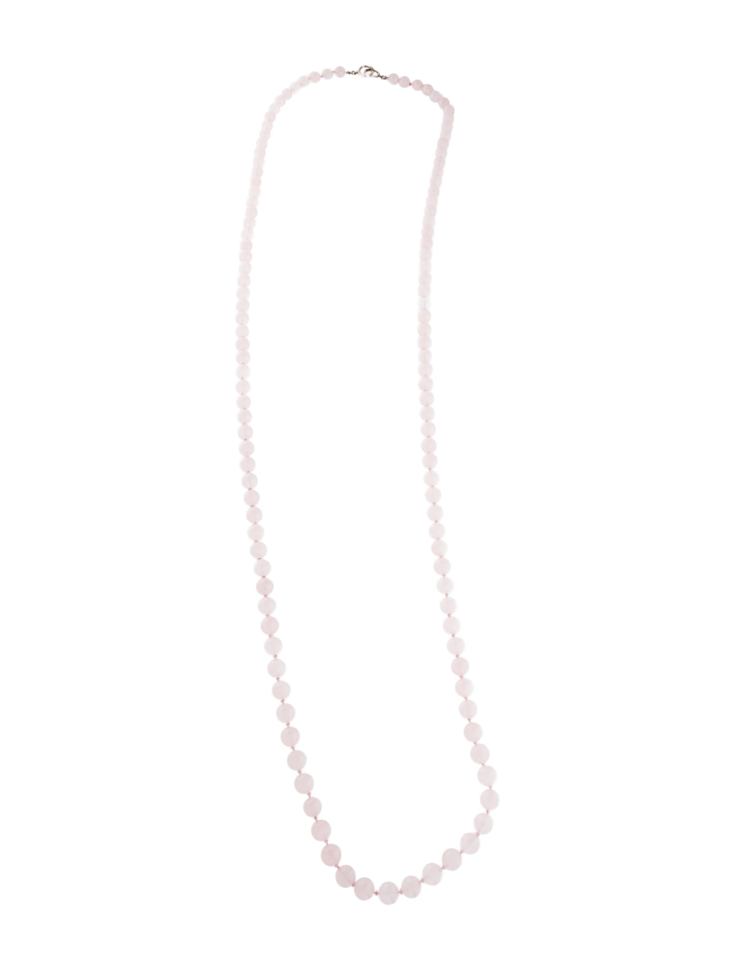 Tiffany & Co. Rose Quartz Bead Necklace