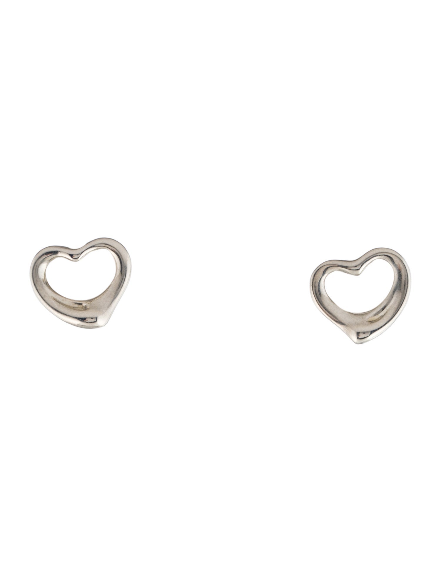 Tiffany & Co. Vintage Open Heart Clip-On Earrings