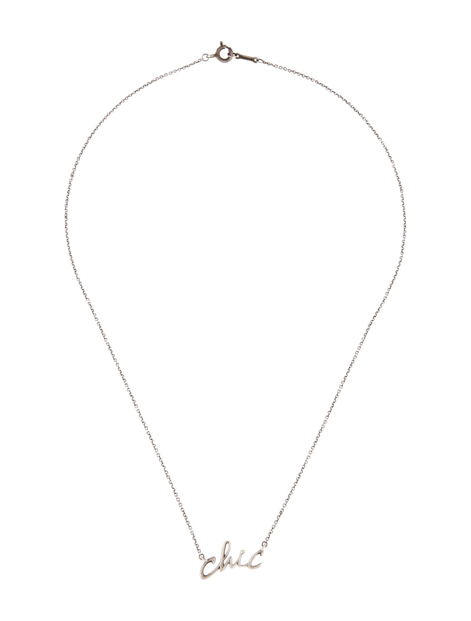 Tiffany & Co. 'Chic' Pendant Necklace