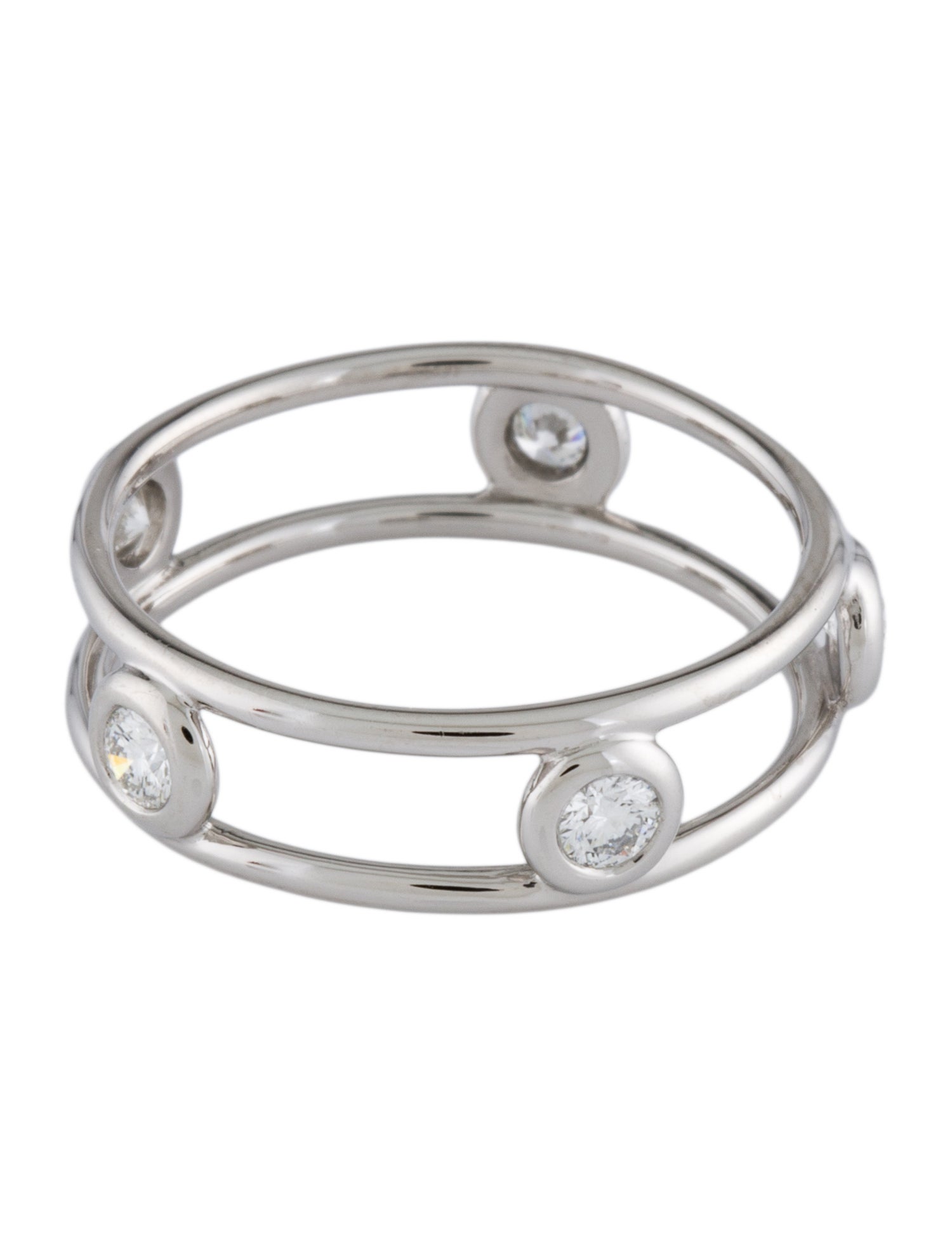 Tiffany & Co. Platinum Diamonds by the Yard Ring