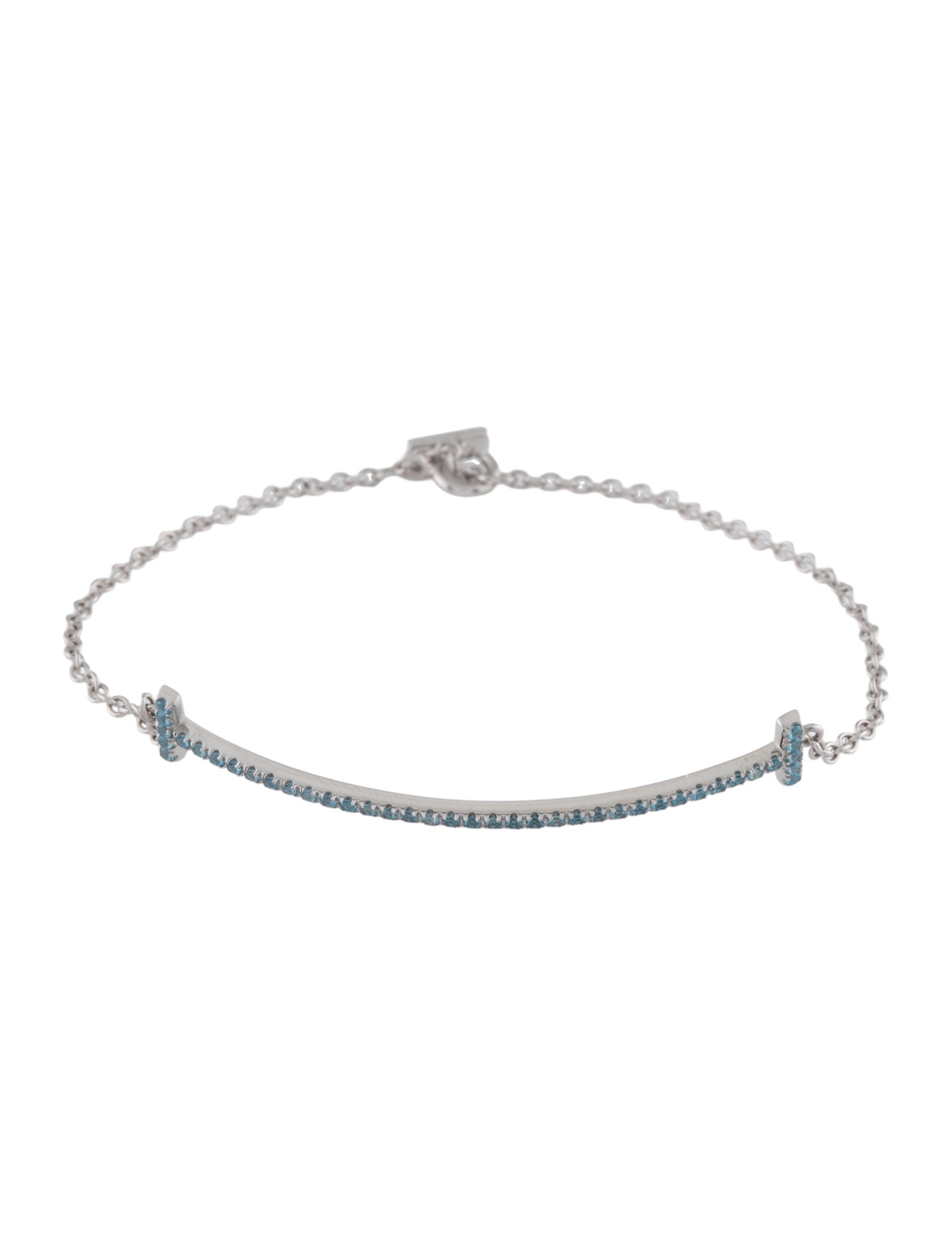 Tiffany & Co. 18K Topaz Smile Bracelet