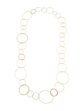 Tiffany & Co. 18K Hammered Circles Necklace